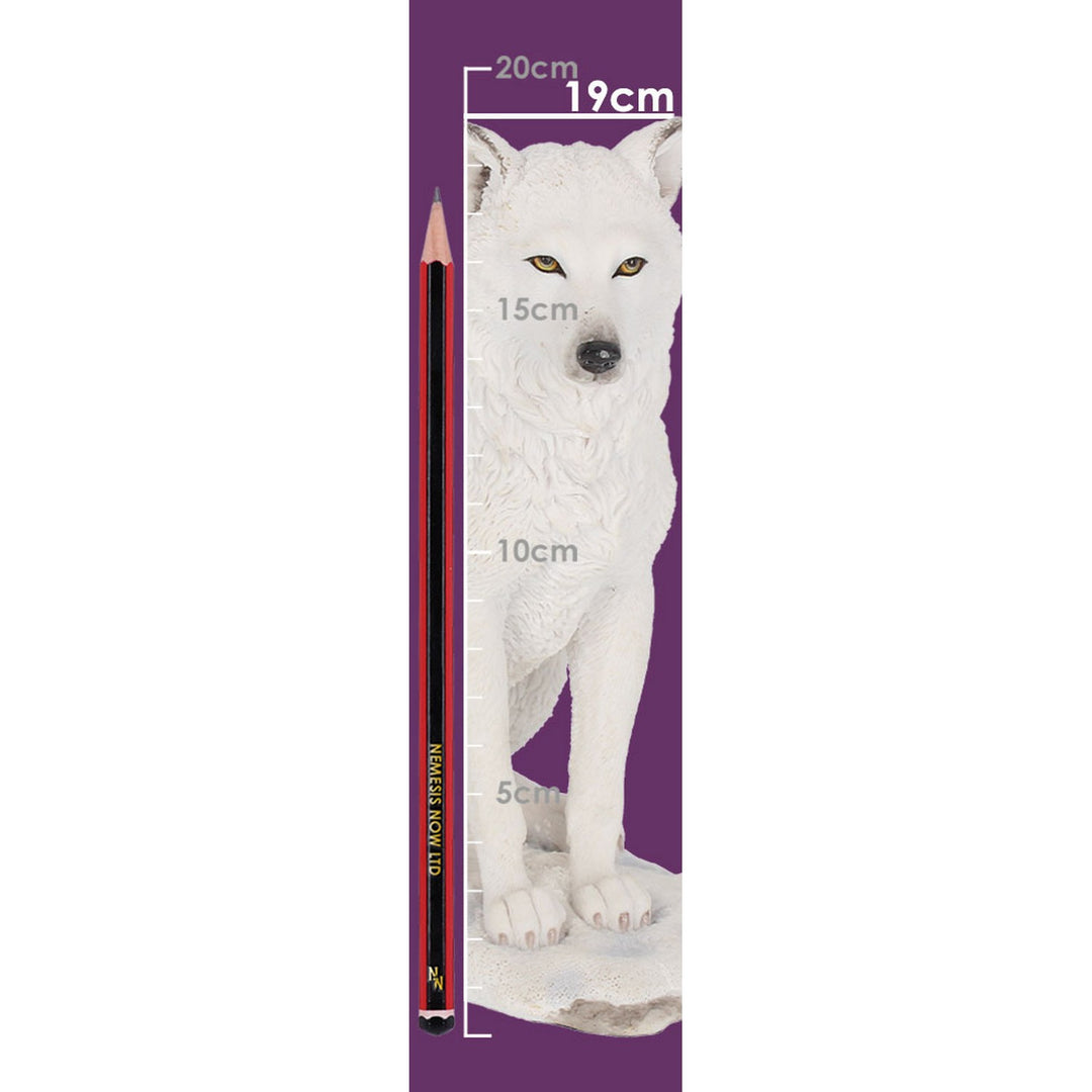 White Ghost Wolf Figurine Ornament G0751C4