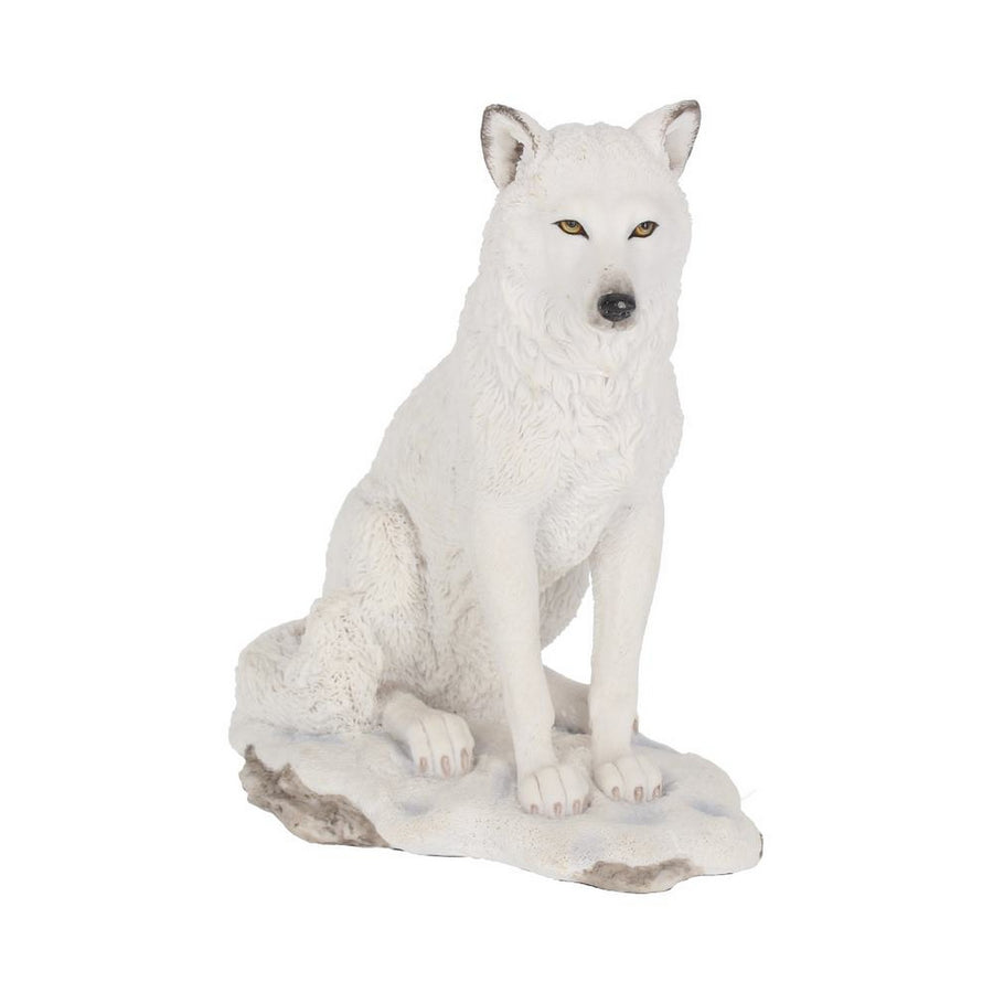White Ghost Wolf Figurine Ornament G0751C4