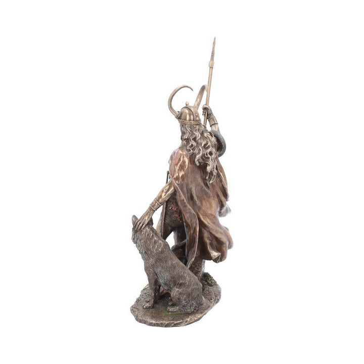 Bronzed Loki-Norse Trickster God Figurine 35cm G1990F6