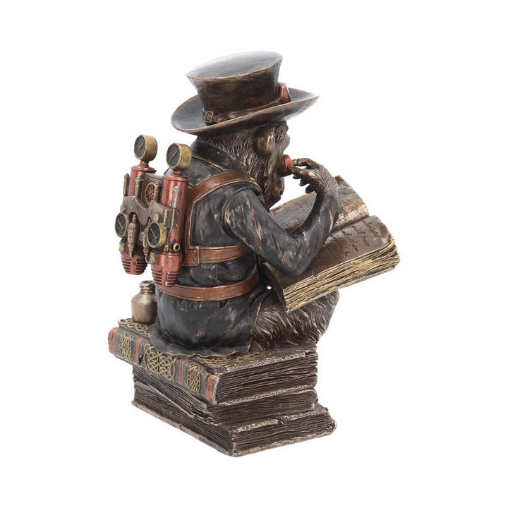 Steampunk Chimpanzee Scholar Figurine 19.5cm G1992F6