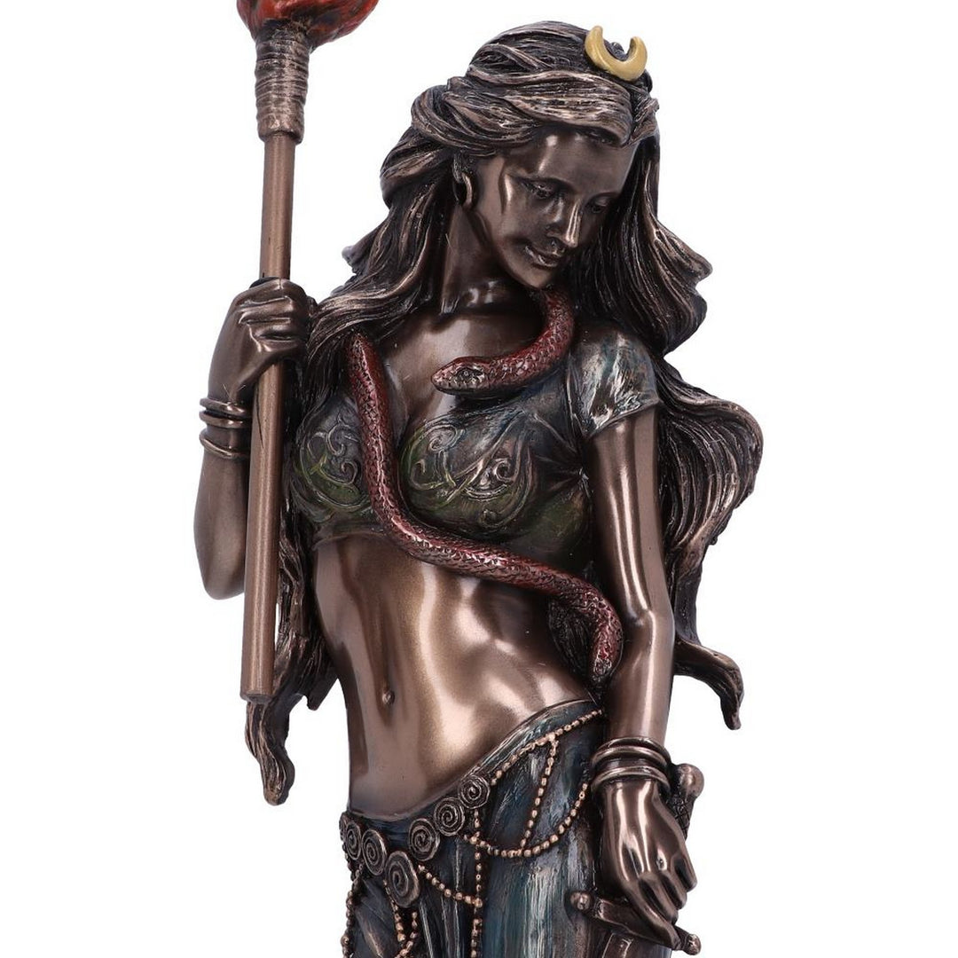 Bronze Mythological Hecate Moon Goddess Figurine 34cm G5443T1