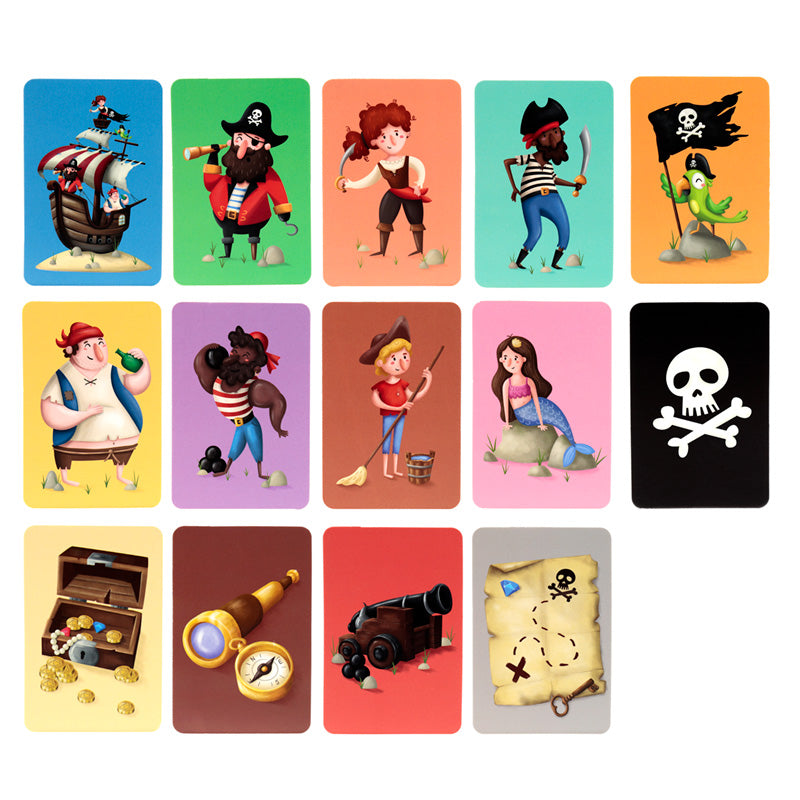 Jolly Rogers Pirates Kids Memory Card Set GAME04