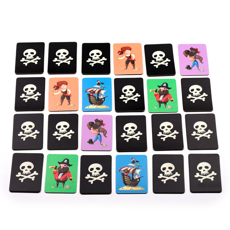 Jolly Rogers Pirates Kids Memory Card Set GAME04