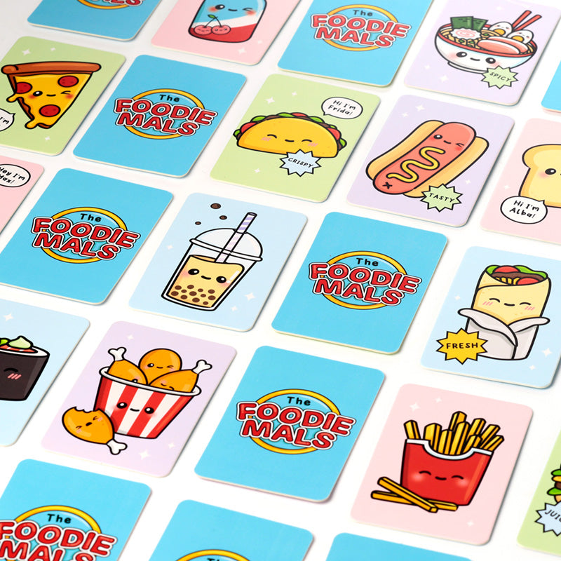 Foodiemals Kids Memory Card Set GAME08