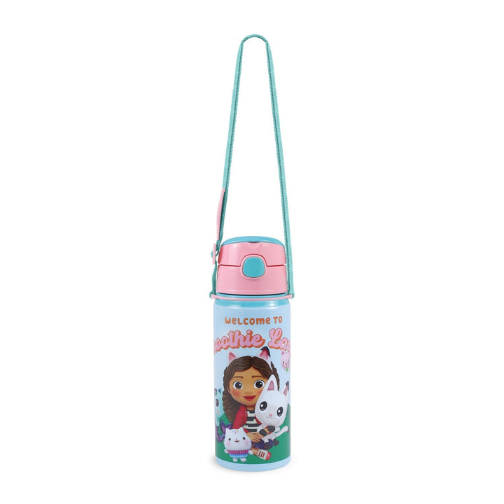 Pre School Gabbys Dollhouse Gabby'S Aluminum Leak Proof Water Bottle 600Ml GD00010