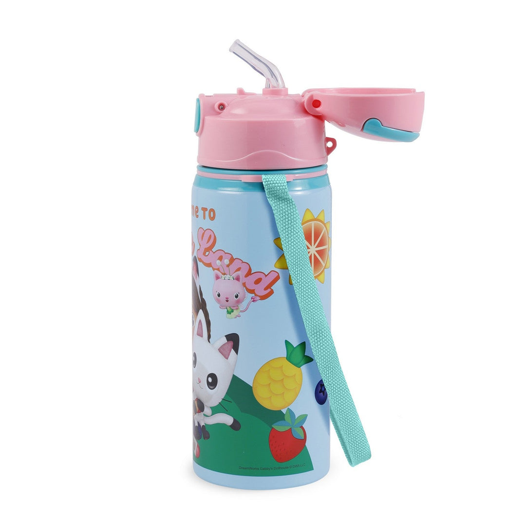Pre School Gabbys Dollhouse Gabby'S Aluminum Leak Proof Water Bottle 600Ml GD00010