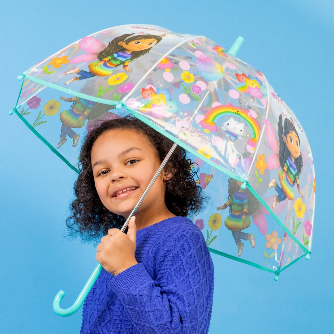 Pre School Transparent Bell Umbrella 19" Manual Gabbys Dollhouse GD00018
