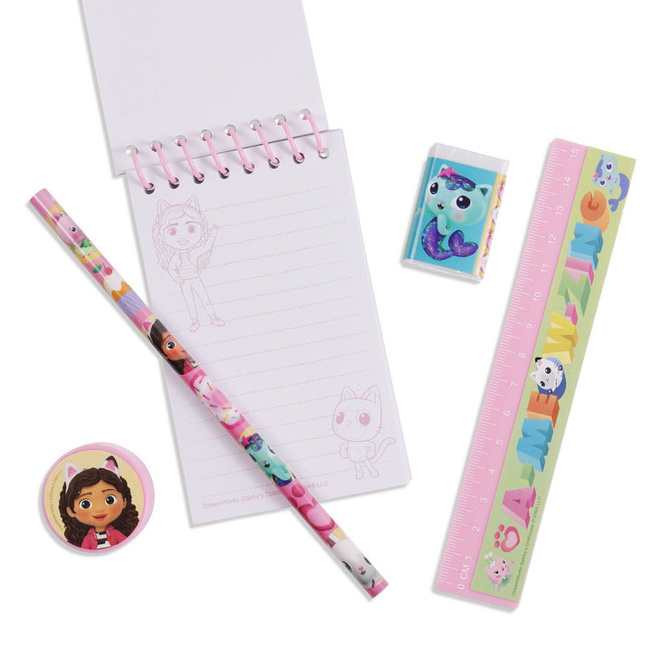 Pre School 5 Pieces Set Gabbys Dollhouse Stationery GD00036