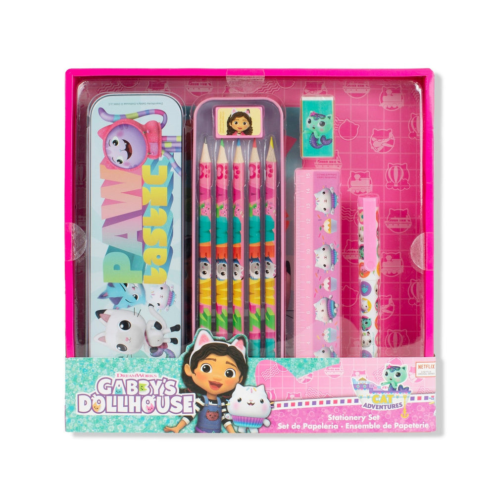 Pre School Gabbys Dollhouse 11 Pieces Stationary Gabby'S Set GD00037