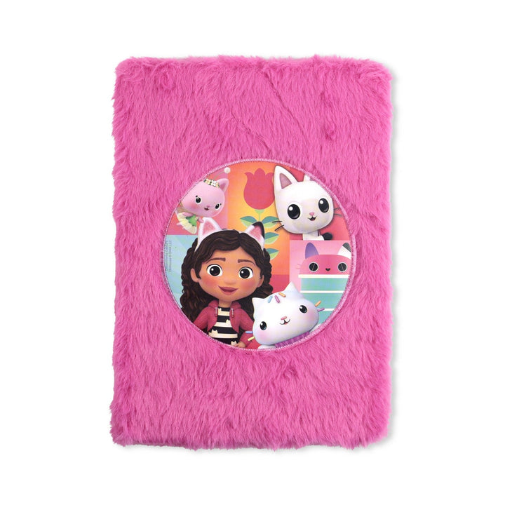 Pre School Gabbys Dollhouse Gabby'S A5 Plush Pink Notebook GD00063