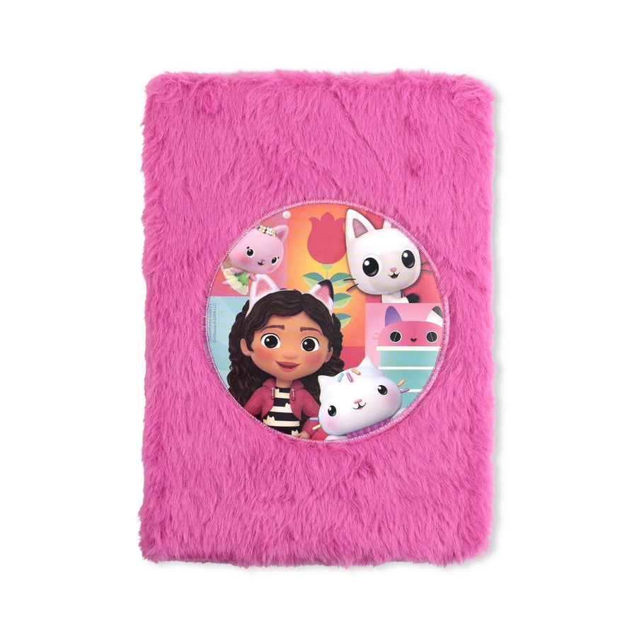 Pre School Gabbys Dollhouse Gabby'S A5 Plush Pink Notebook GD00063