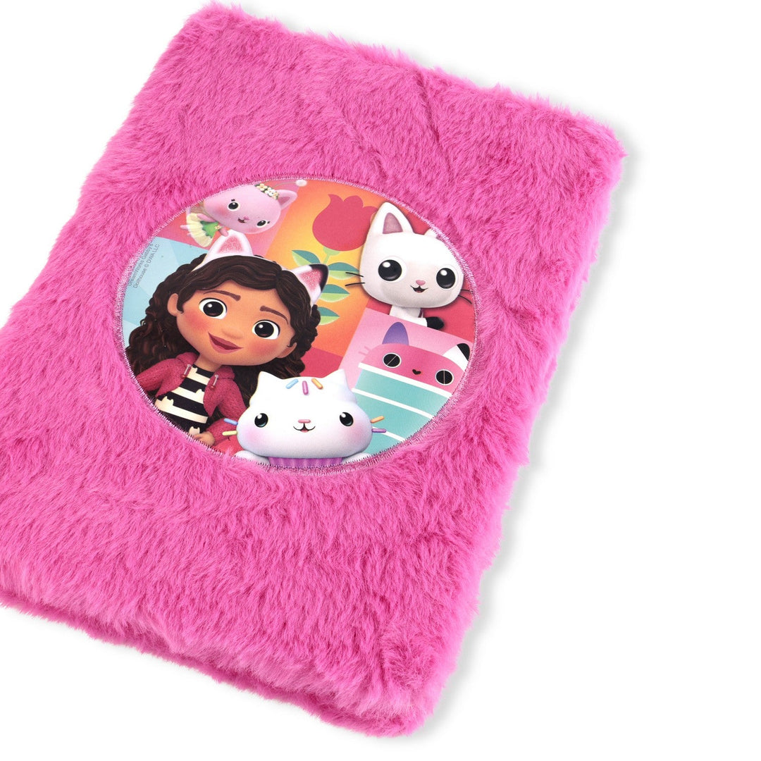 Pre School Gabbys Dollhouse Gabby'S A5 Plush Pink Notebook GD00063