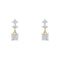 9ct Yellow Gold Diamond Earrings GE2506C