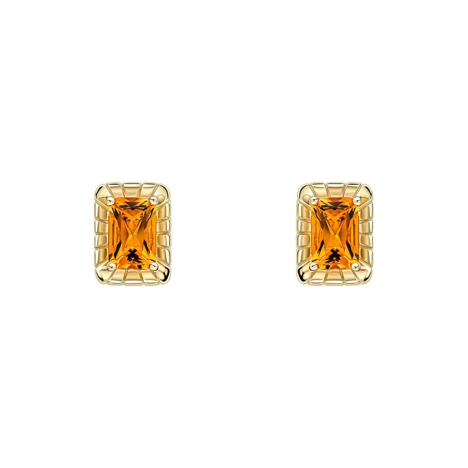 9ct Yellow Gold Citrine Earrings GE2517R