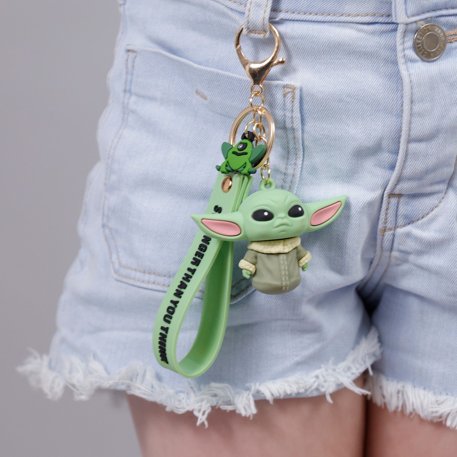 Star Wars The Mandalorian Grogu Child 3D Vinyl Key Yellow Chain GH00190YL.PH