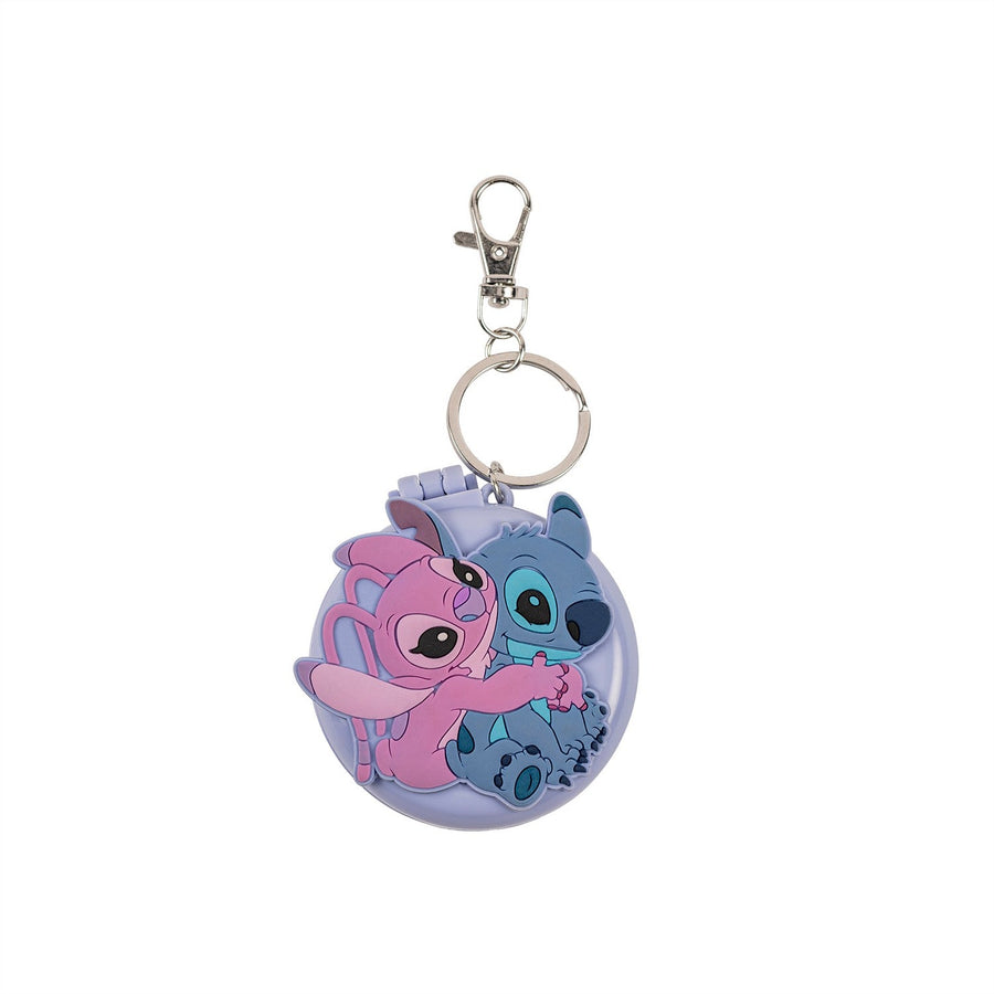 Disney Stitch & Angel Hairbrush Mirror Keyring GH00218RL PH