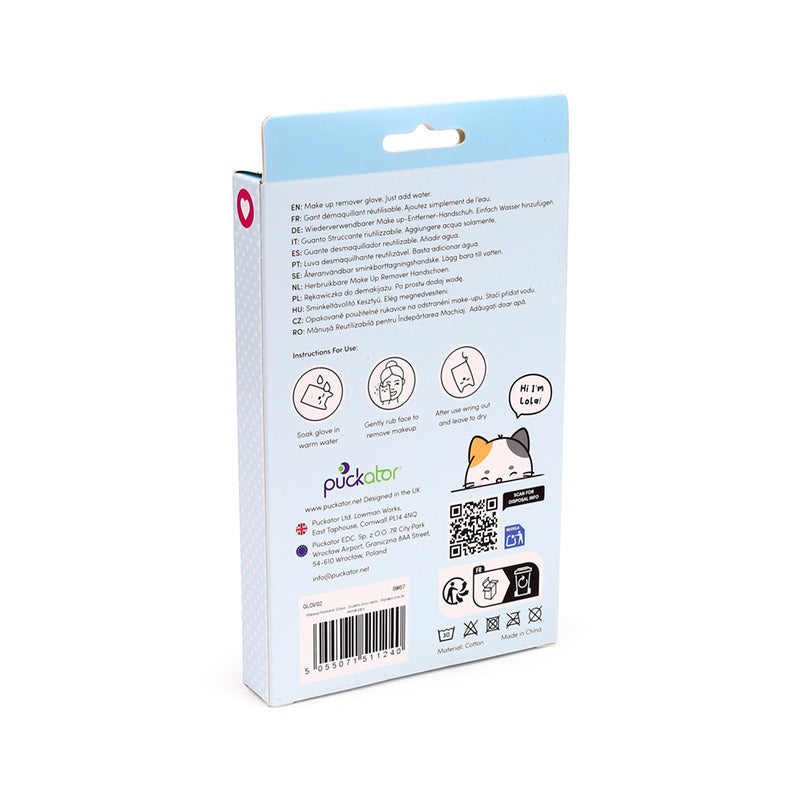 Lola the Cat Adoramals Makeup Remover Glove GLOV02