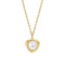 9ct Yellow Gold Pearl Necklace GN416W