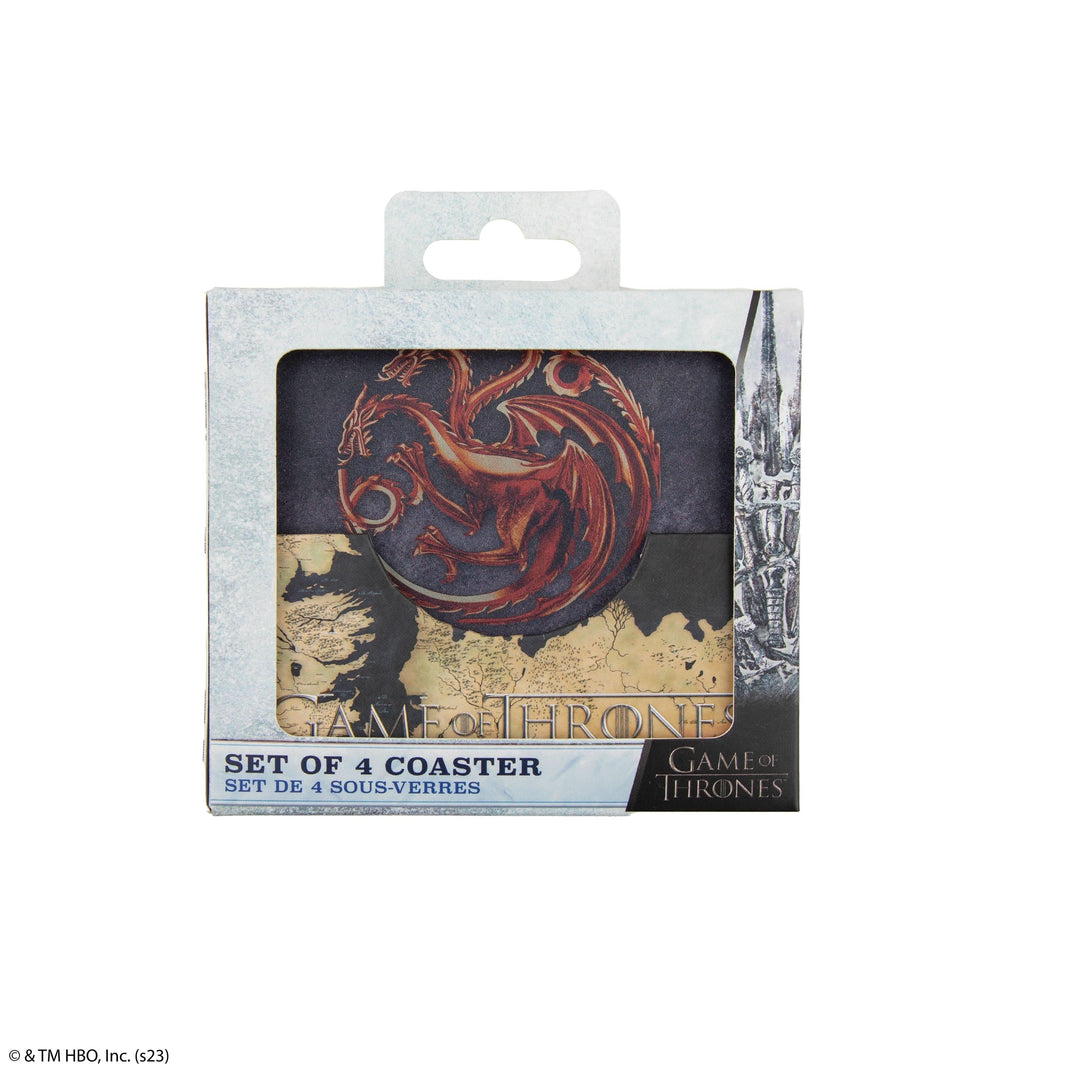 Game Of Thrones Set Of 4 Game Of Thrones Coasters CR4160