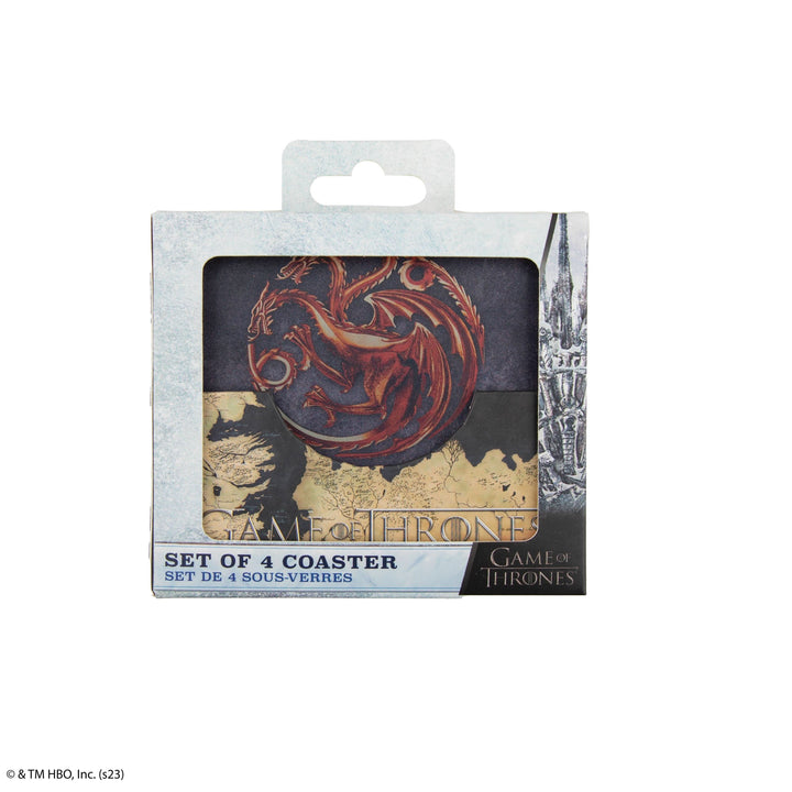 Game Of Thrones Set Of 4 Game Of Thrones Coasters CR4160