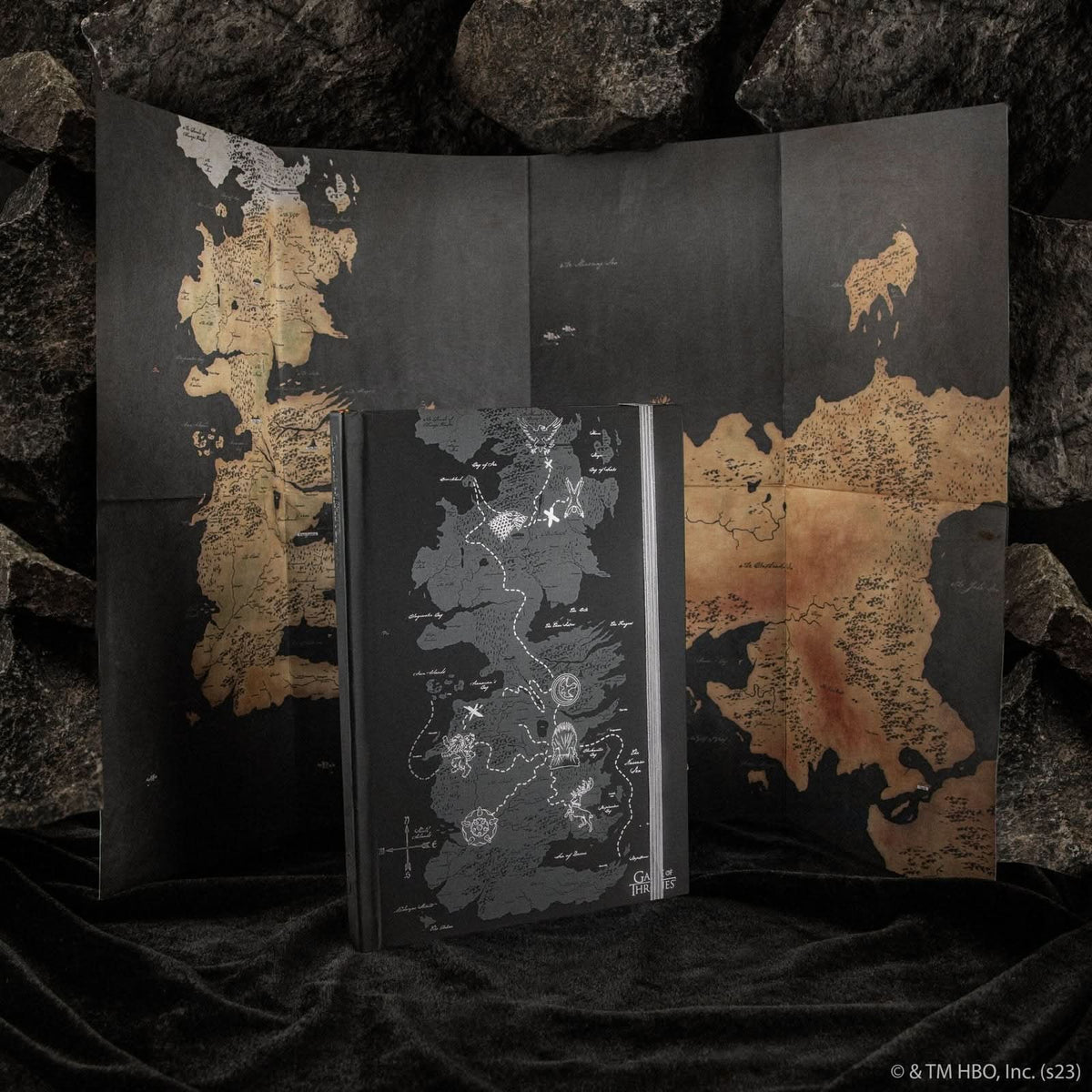 Game Of Thrones Westeros Hardcover Notebook With Foldable Map MAP5120