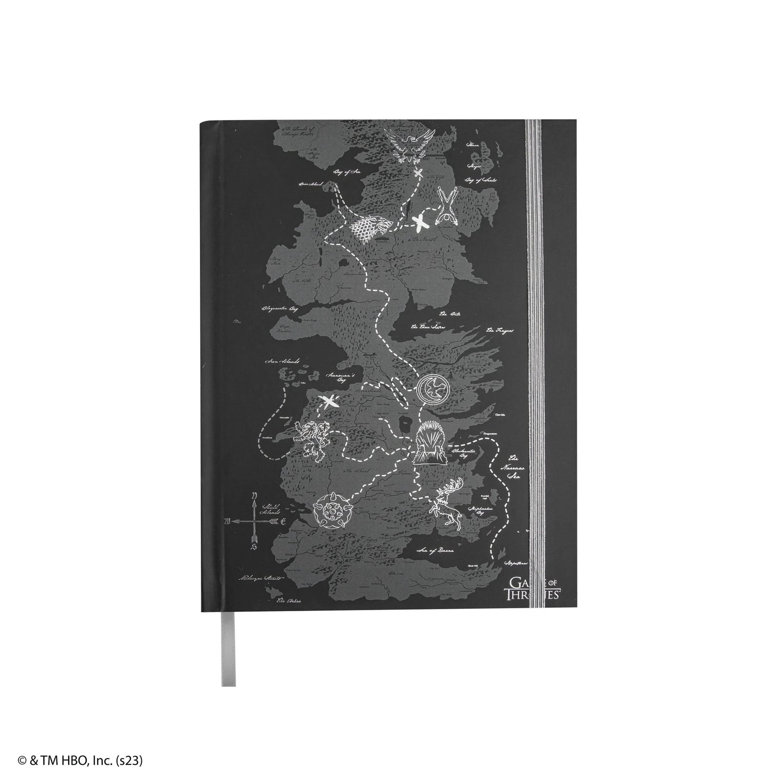 Game Of Thrones Westeros Hardcover Notebook With Foldable Map MAP5120
