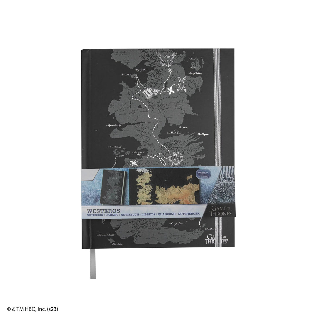 Game Of Thrones Westeros Hardcover Notebook With Foldable Map MAP5120