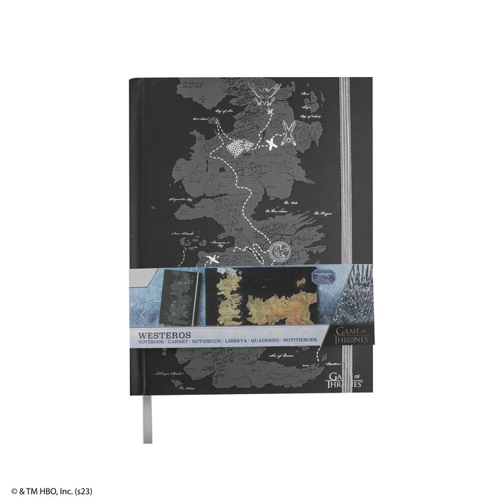Game Of Thrones Westeros Hardcover Notebook With Foldable Map MAP5120