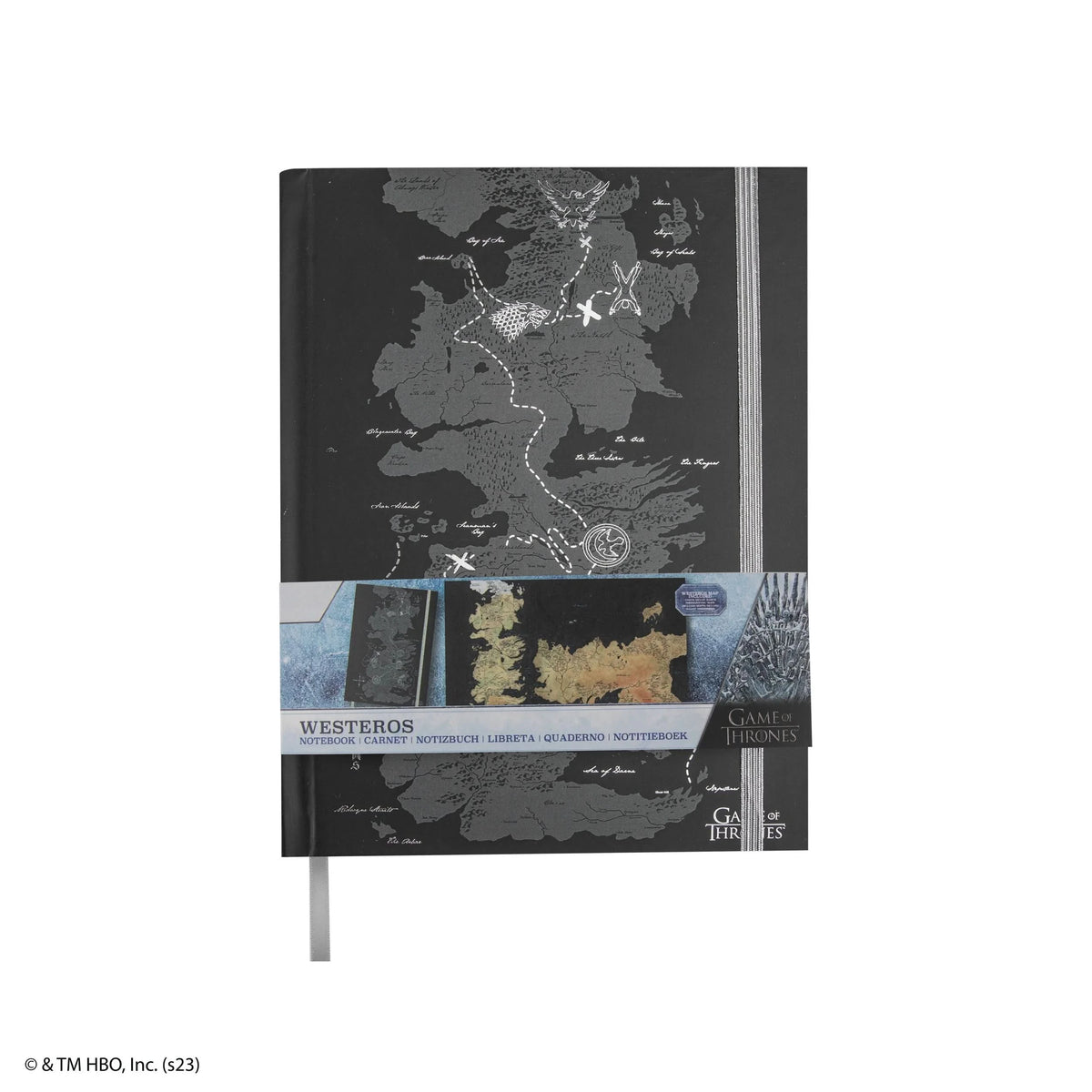 Game Of Thrones Westeros Hardcover Notebook With Foldable Map MAP5120