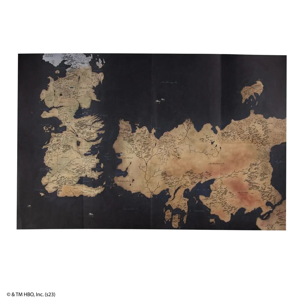 Game Of Thrones Westeros Hardcover Notebook With Foldable Map MAP5120
