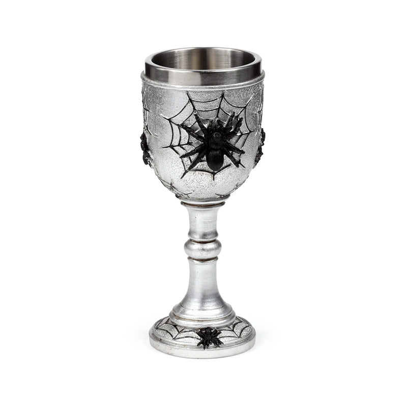 Decorative Spider Web Goblet GOTH60