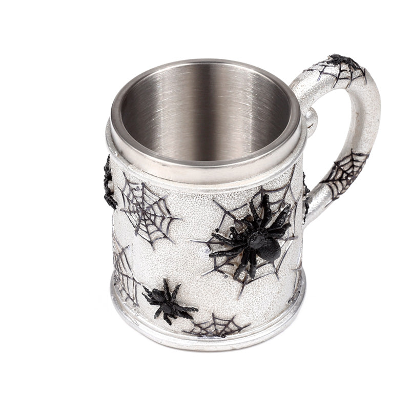 Decorative Spider Web Tankard GOTH61