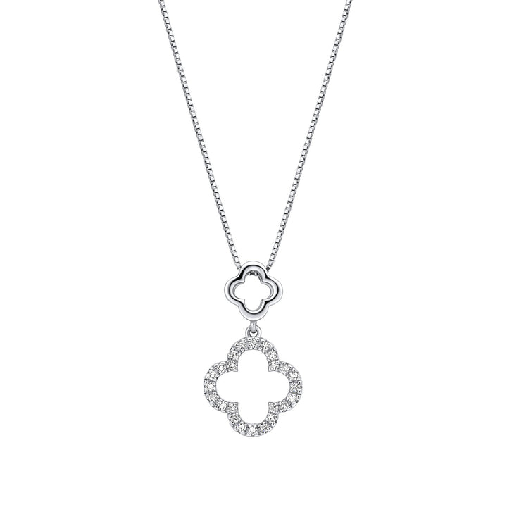 9ct White Gold Diamond Pendant GP2377C