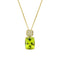 9ct Yellow Gold Peridot Pendant GP2382G