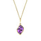 9ct Yellow Gold Amethyst Pendant GP2386M