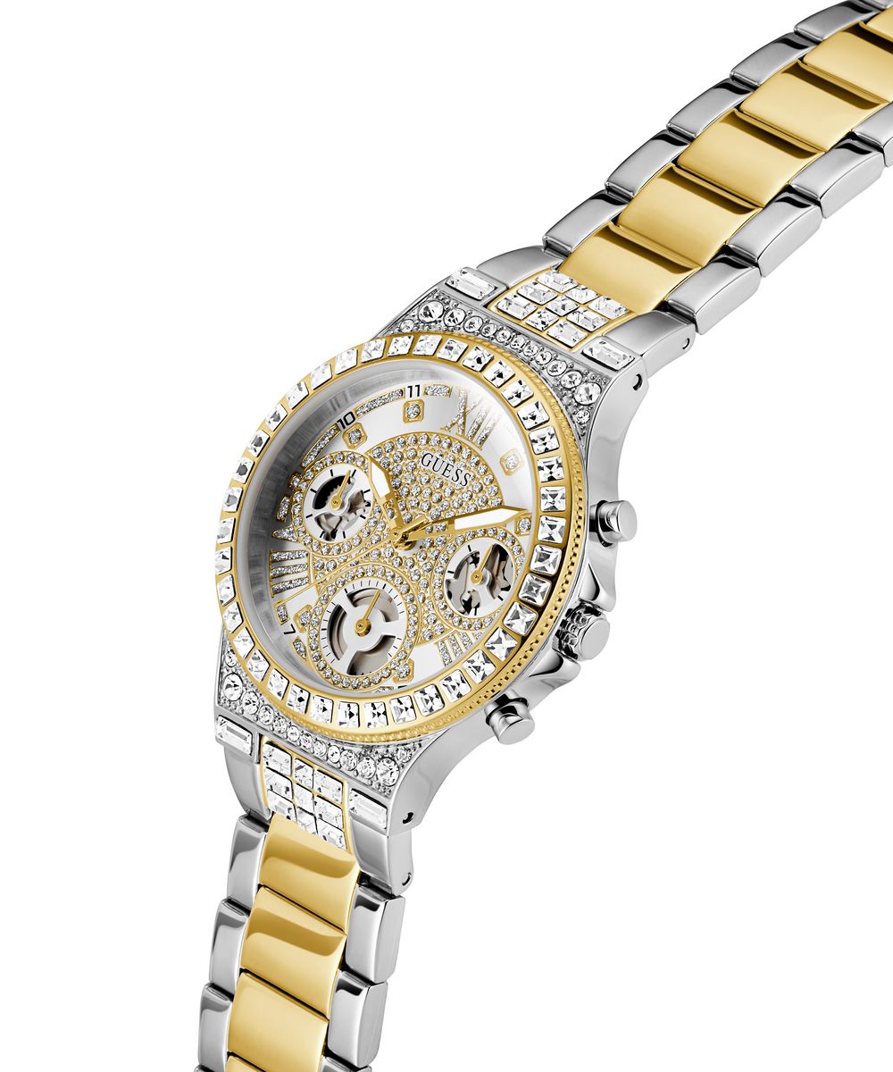 Guess Moonlight Women’s Two Tone 36mm Crystal Multifunction Watch GW0320L7