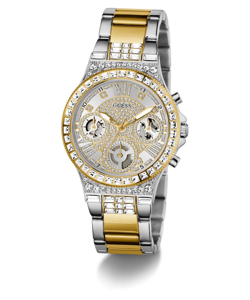Guess Moonlight Women’s Two Tone 36mm Crystal Multifunction Watch GW0320L7