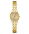 Guess Pixie Women’s 25mm Gold Tone Champagne Dial Crystal Watch GW0931L2