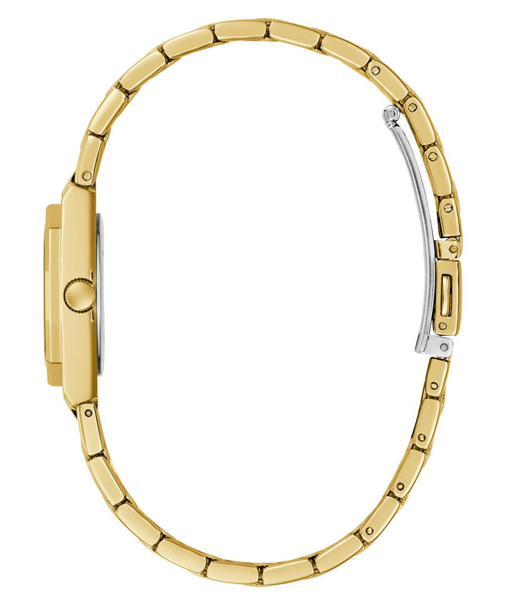 Guess Pixie Women’s 25mm Gold Tone Champagne Dial Crystal Watch GW0931L2