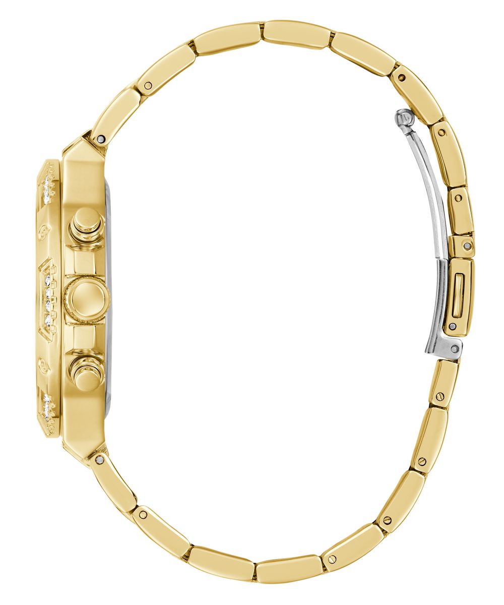 Guess Harlow Women’s 38mm Gold Tone Ombre Glitter Multifunction Watch GW0950L2