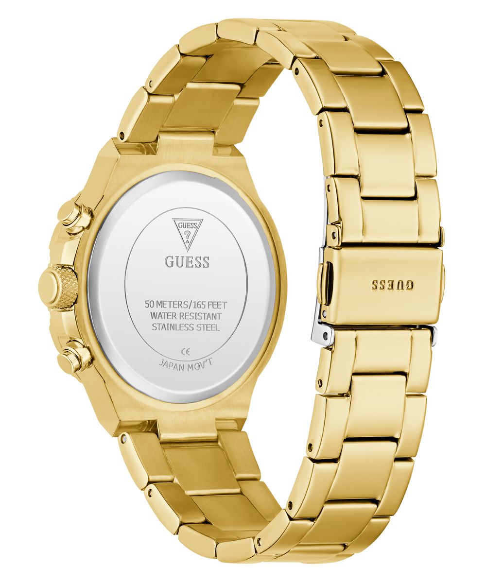 Guess Harlow Women’s 38mm Gold Tone Ombre Glitter Multifunction Watch GW0950L2