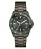 Guess Men’s 41mm Gunmetal Bracelet Green Dial Watch GW0968G3