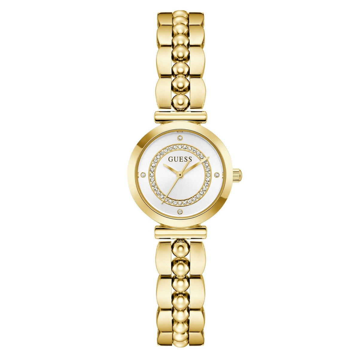 Guess Men’s Leena White Dial Bracelet Watch GW0994L2