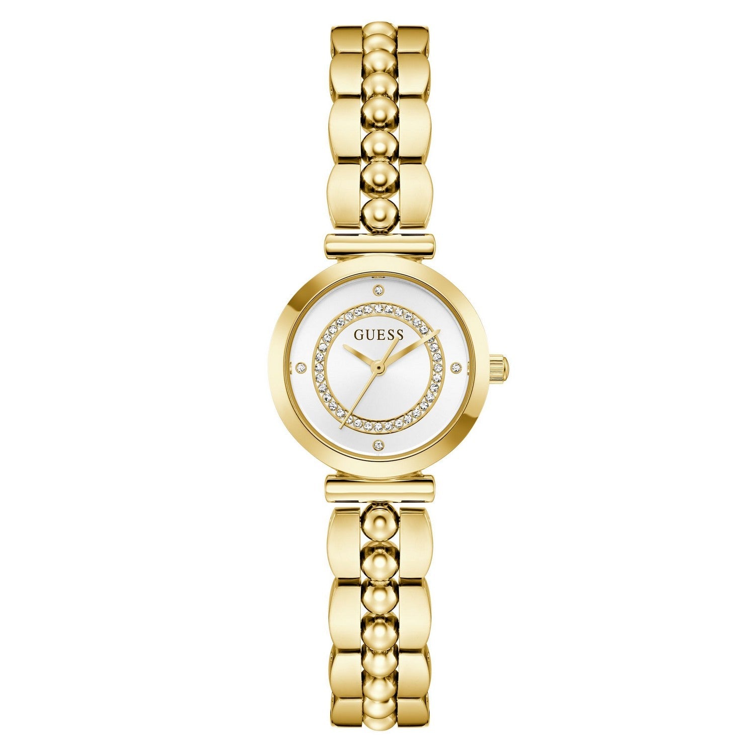 Guess Men’s Leena White Dial Bracelet Watch GW0994L2