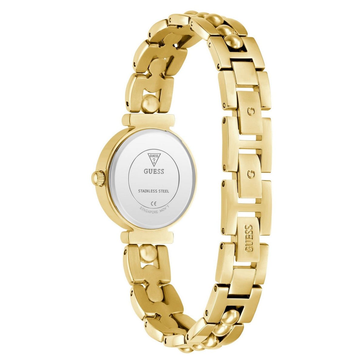 Guess Men’s Leena White Dial Bracelet Watch GW0994L2