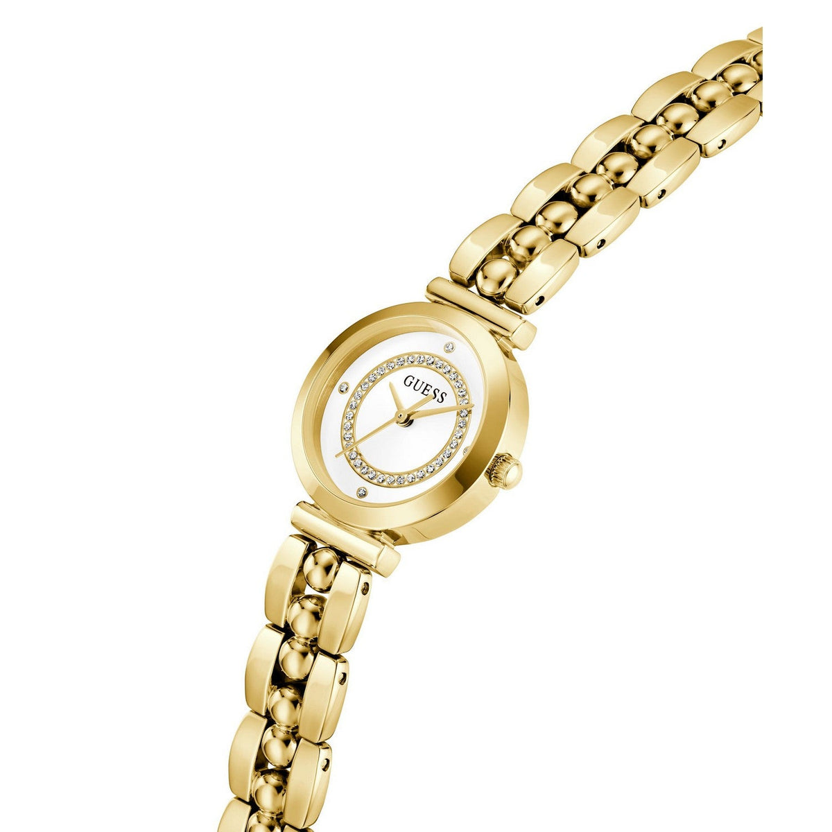 Guess Men’s Leena White Dial Bracelet Watch GW0994L2