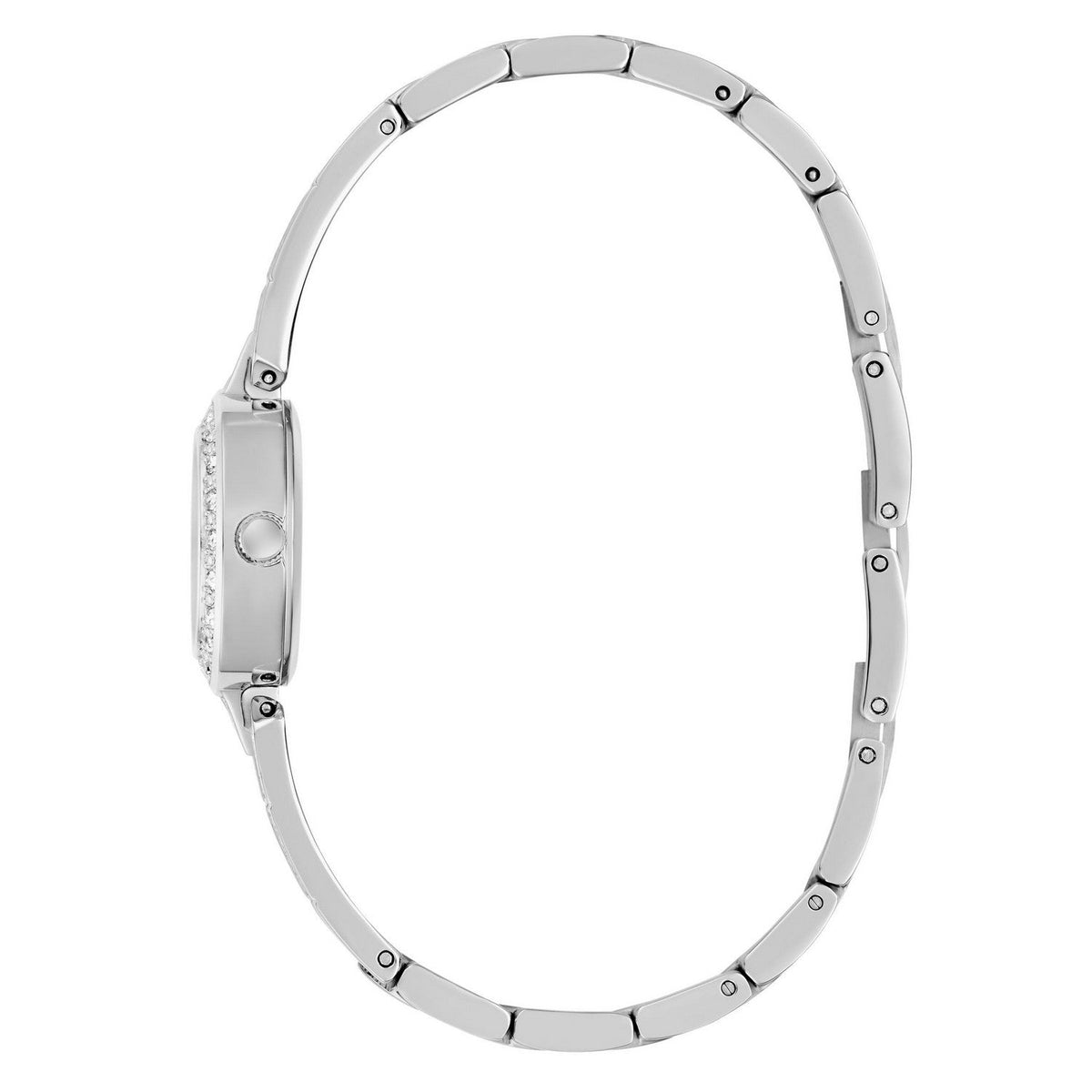 Guess Men’s Cassidy Silver Dial Bracelet Watch GW1016L1