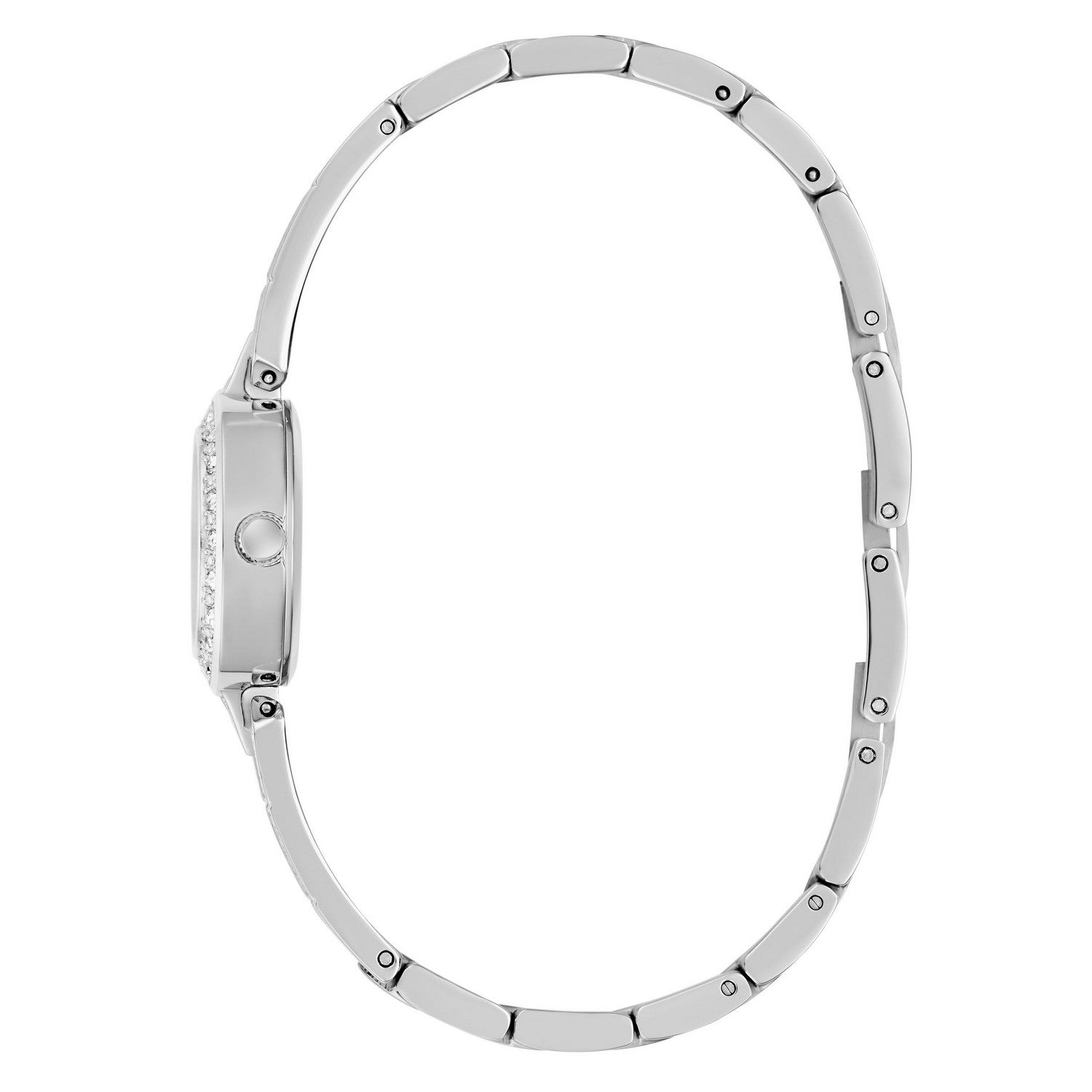 Guess Men’s Cassidy Silver Dial Bracelet Watch GW1016L1