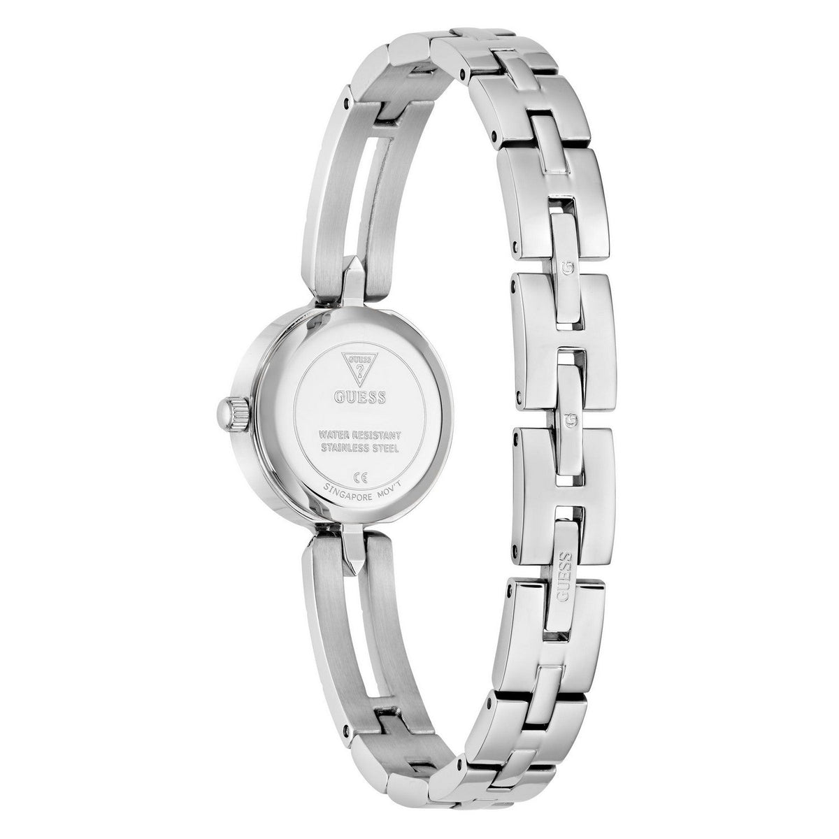 Guess Men’s Cassidy Silver Dial Bracelet Watch GW1016L1
