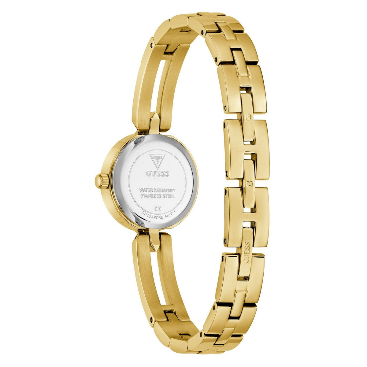 Guess Men’s Cassidy White Dial Bracelet Watch GW1016L2